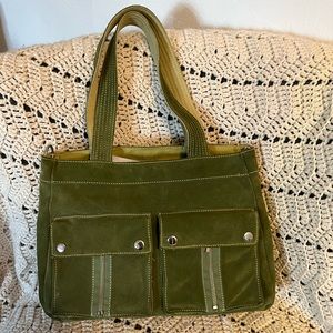 Banana republic suede leather purse